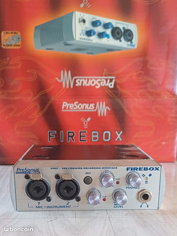 Carte Son Interface d'enregistrement FireWire 24 bits / 96 kHz PRESONUS (image 1)