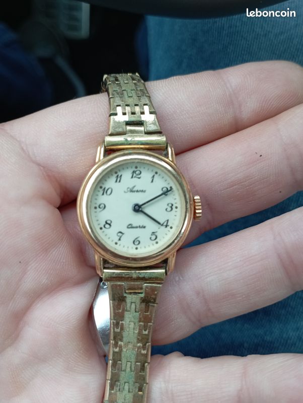 Lot de 2 montre dont une en or 18 carats en bon état (image 9)