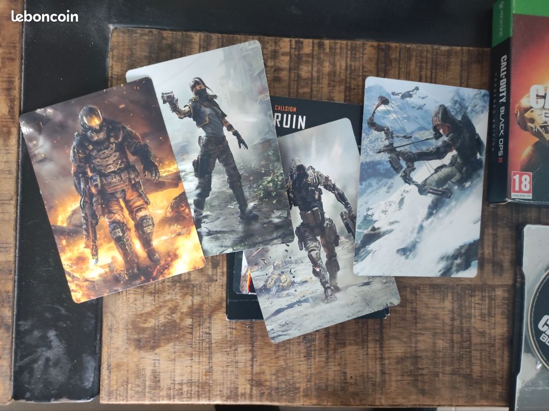 Jeu Xbox One Call Of Duty Black Ops 3 Hardened Edition - Très Bon état, Complet