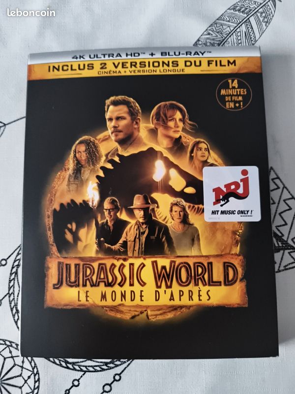Blu-ray 4k jurassic world le monde d'après (image 1)