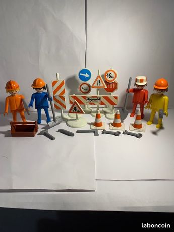 PLAYMOBIL LOT ACCESSOIRES De Chantier City Vintage Klicky Ancien En Bon état EUR 6,99 - FR - Foto 9