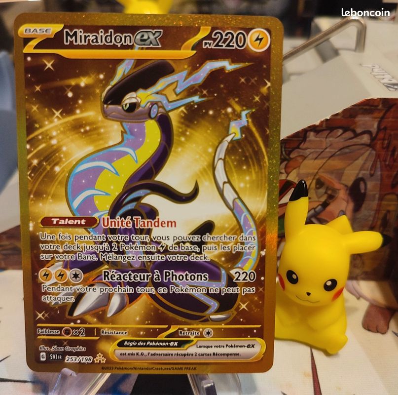 253/198 pokemon card Miraidon EX 5ban Graphics SV01 Miraidon Ex 253198 Scarlet Violet