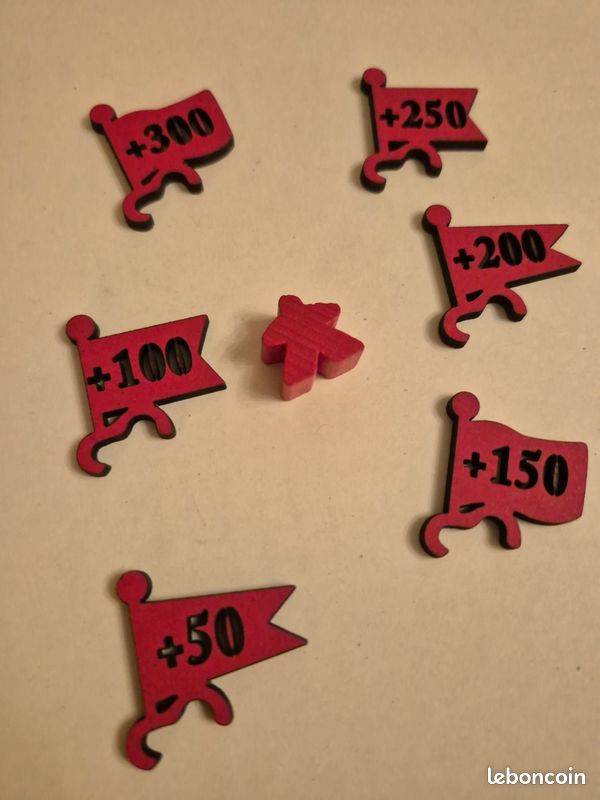 Meeple + Drapeau scoring Carcassonne (image 6)
