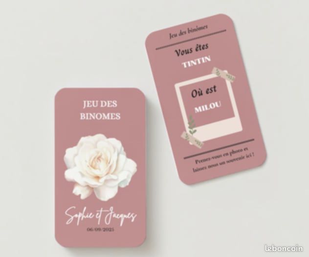 Jeu des binômes (image 1)