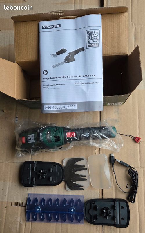 Coupe bordures parkside + chargeur (image 4)
