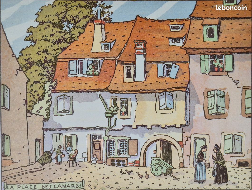 Livre COLMAR EN FRANCE 110 Aquarelles, Dessins, Eaux-Fortes par HANSI - Etat comme NEUF ( Carlos Fischer Alsace Alsatia ) (image 7)
