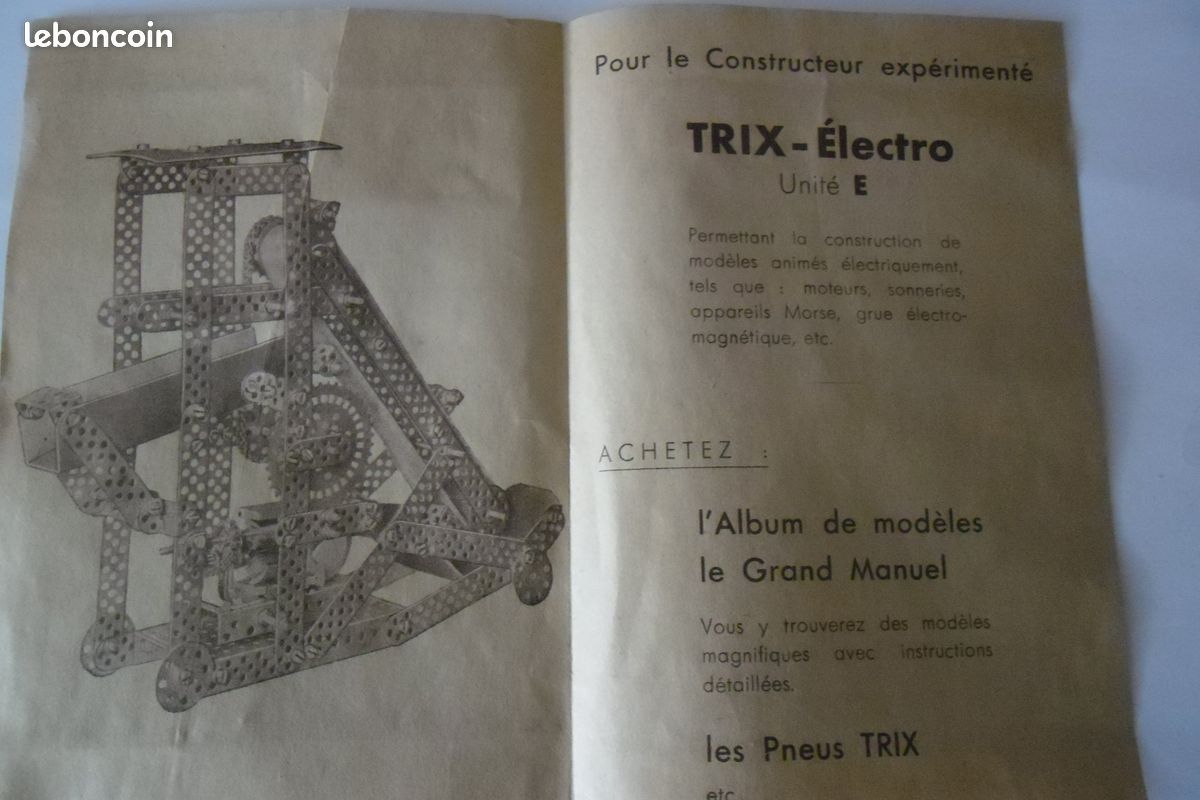 2 anciennes boites de mécano Trix (image 12)