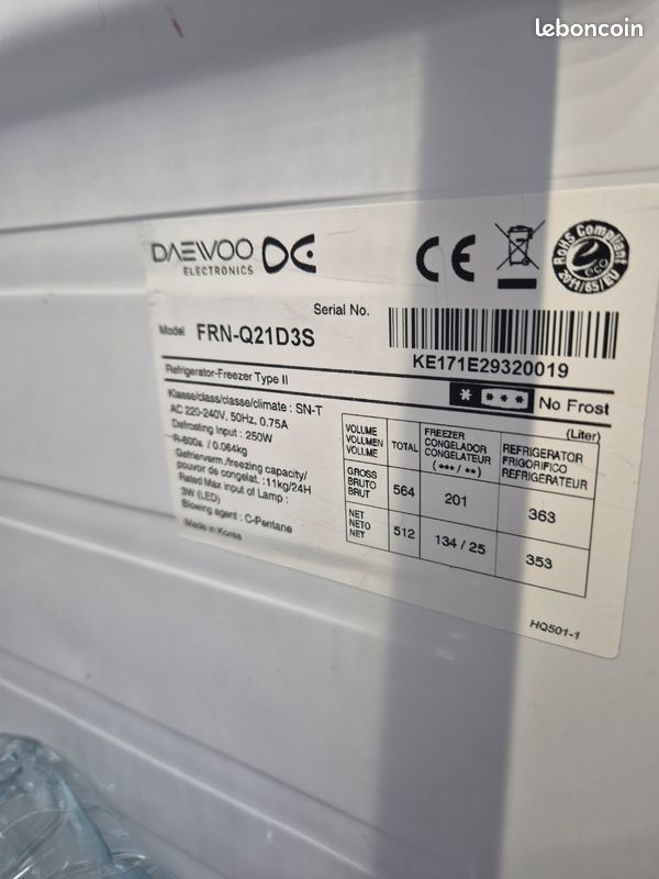 Frigo américain a récupérer samedi (image 3)