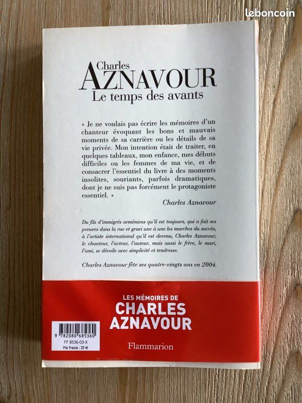 Livre Charles Aznavour le temps des avants (image 2)