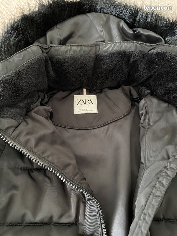 Doudoune noire Zara femme (image 5)