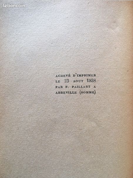 Le bruit et la fureur - William Faulkner / NRF Gallimard 1938 EO (image 3)