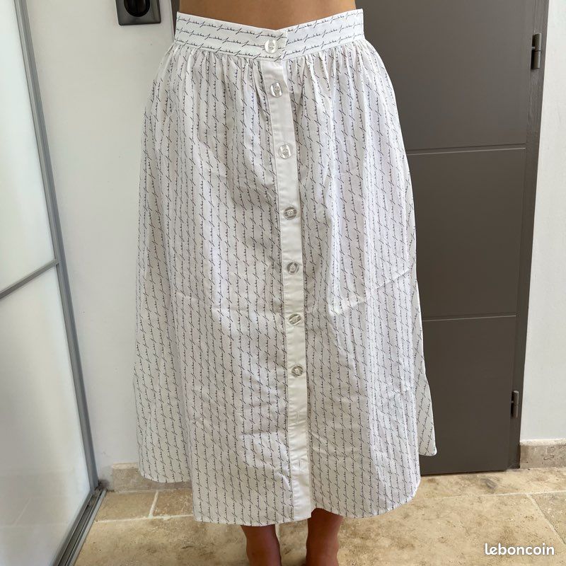 NEUF Jupe midi femme Taille 38 JEANNE VOULAND (DS05) Vêtements
