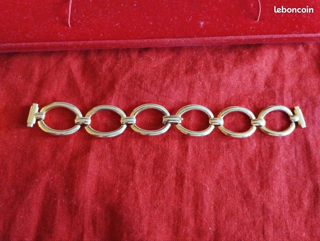 Bracelet montre metal doré (image 5)