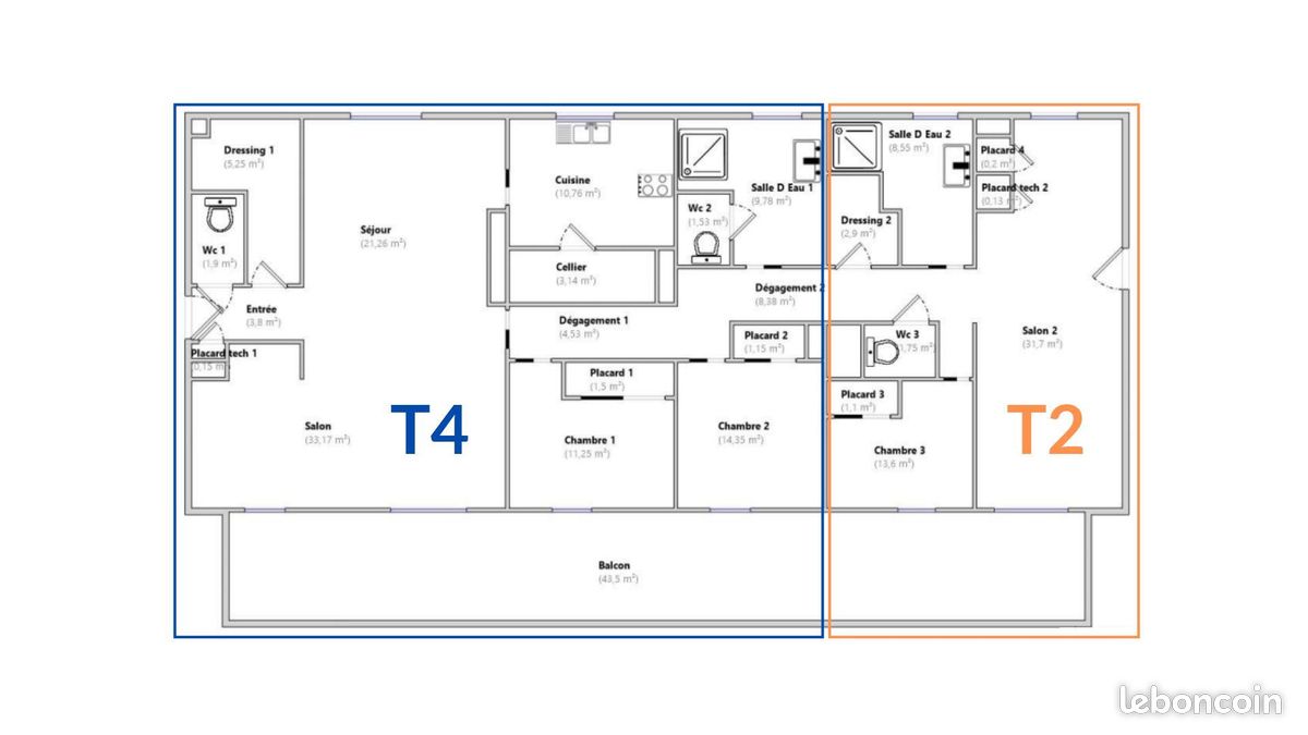 Appartement 6 pièces 191 m² · à Sarzeau · 191 m² · 496 000 €