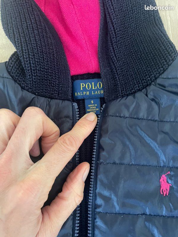 Veste Ralph Lauren fille 5 ans GRO01 (image 2)