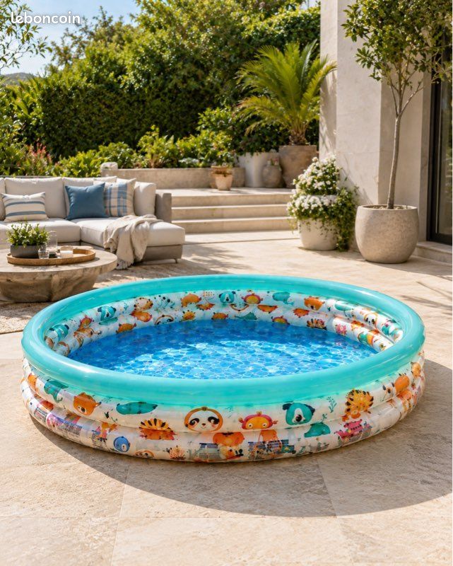 Grande piscine gonflable (image 1)