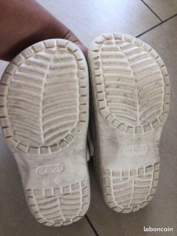 Véritables sabots CROCS pailletés taille C13 30/31 Chaussures