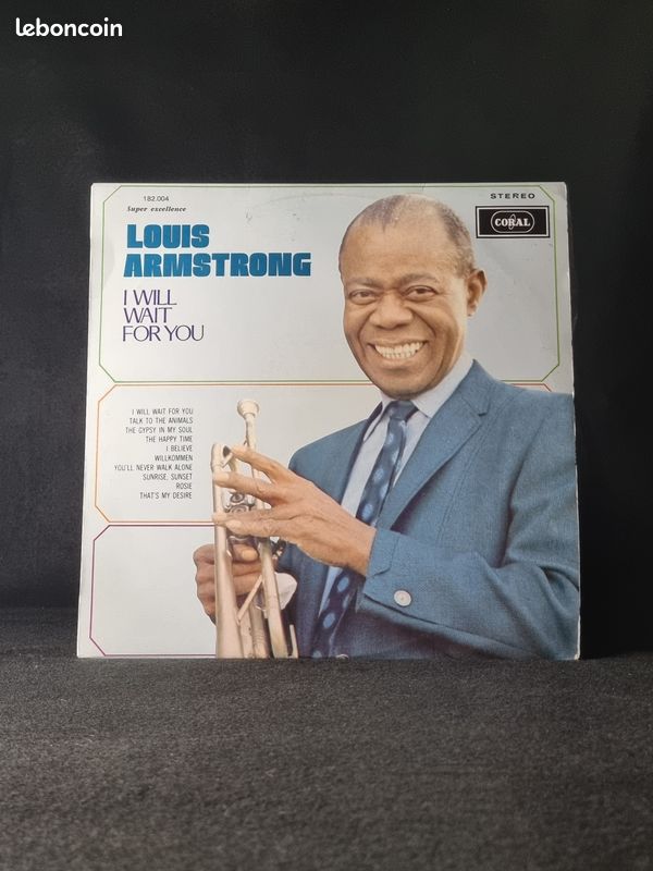 Lot 5 disques vinyles de Louis Armstrong (image 3)