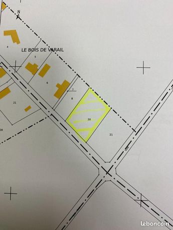 Terrain 1697 m² Chezelles