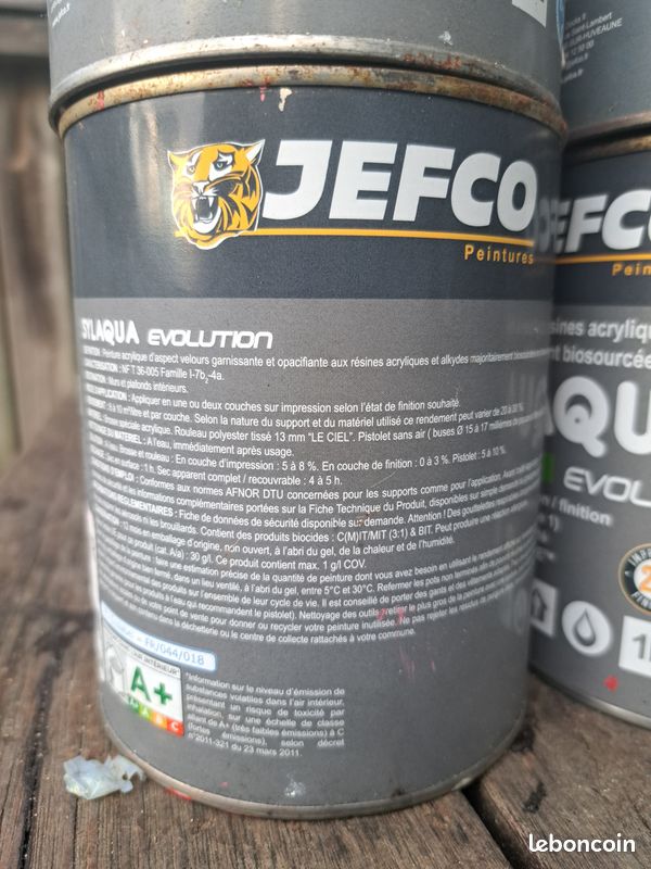Peinture 9 pots 1l jefco sylaqua (image 6)