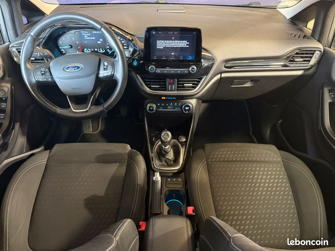 FORD Fiesta 1.0 100ch Titanium - 2019 - Suivi complet - CARPLAY - Bon état général (image 13)