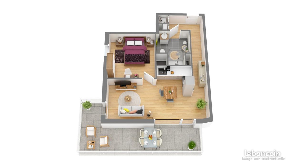 Appartement 2 pièces 45 m² · à Nancy · 45 m² · 666 €