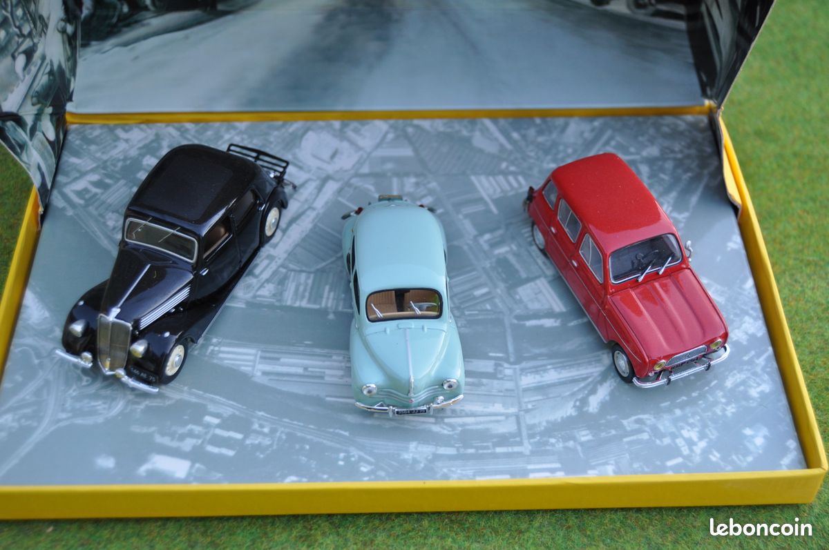 Coffret NOREV Ile Seguin - Renault Celtaquatre 4CV Et 4L - échelle 1/43 - Occasion