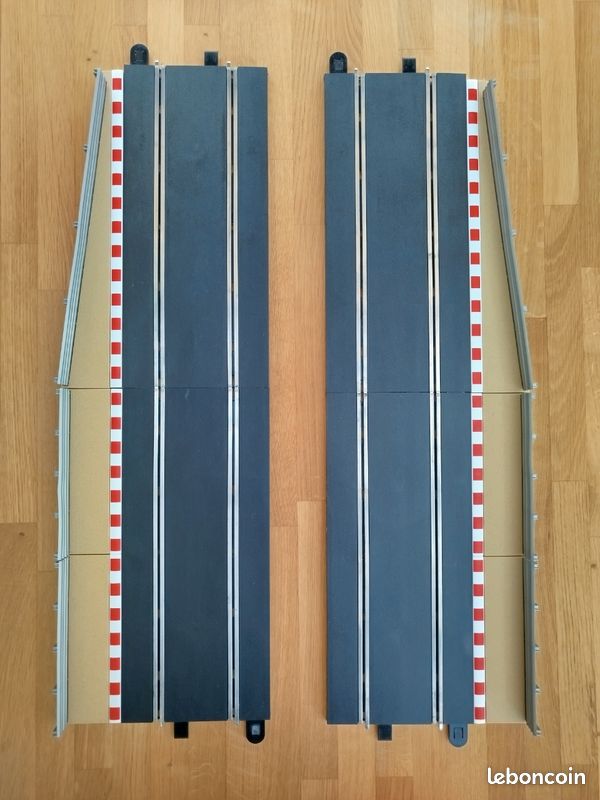 Lot 6 Rails arrivée / Départ En Plastique Rigide Pour Circuit