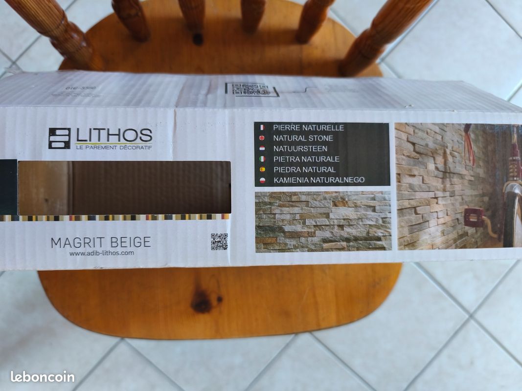 Plaquettes pierre naturelle Magrit Beige (image 1)
