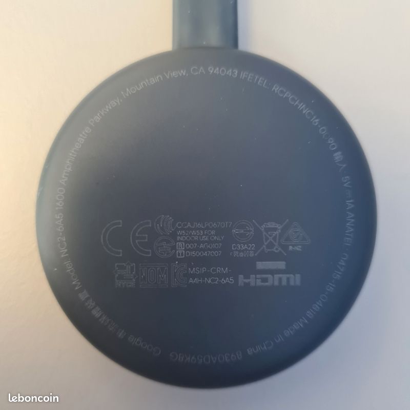 Google Chromecast (3e génération) (image 3)