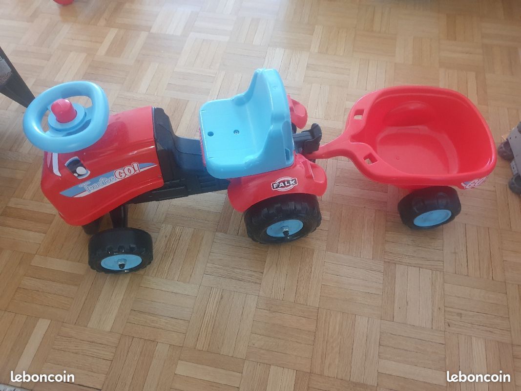Porteur tracteur avec remorque état neuf (image 1)