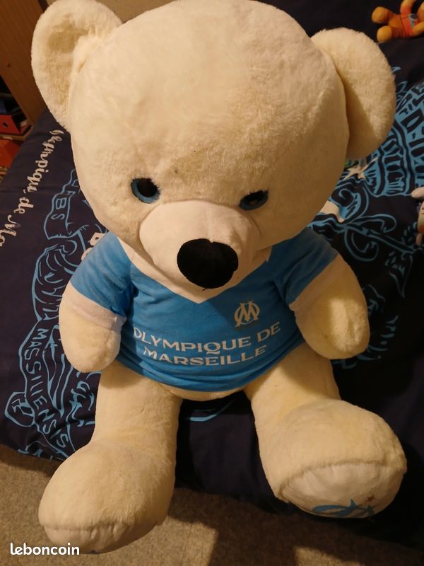 Peluche Supporter Olympique De Marseille - Peluche Club OM