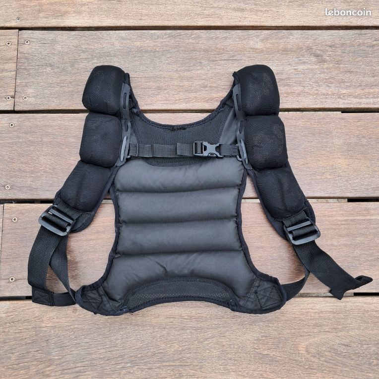 Gilet Lesté 5kg Néoprène - Entraînement Force, Course, Fitness