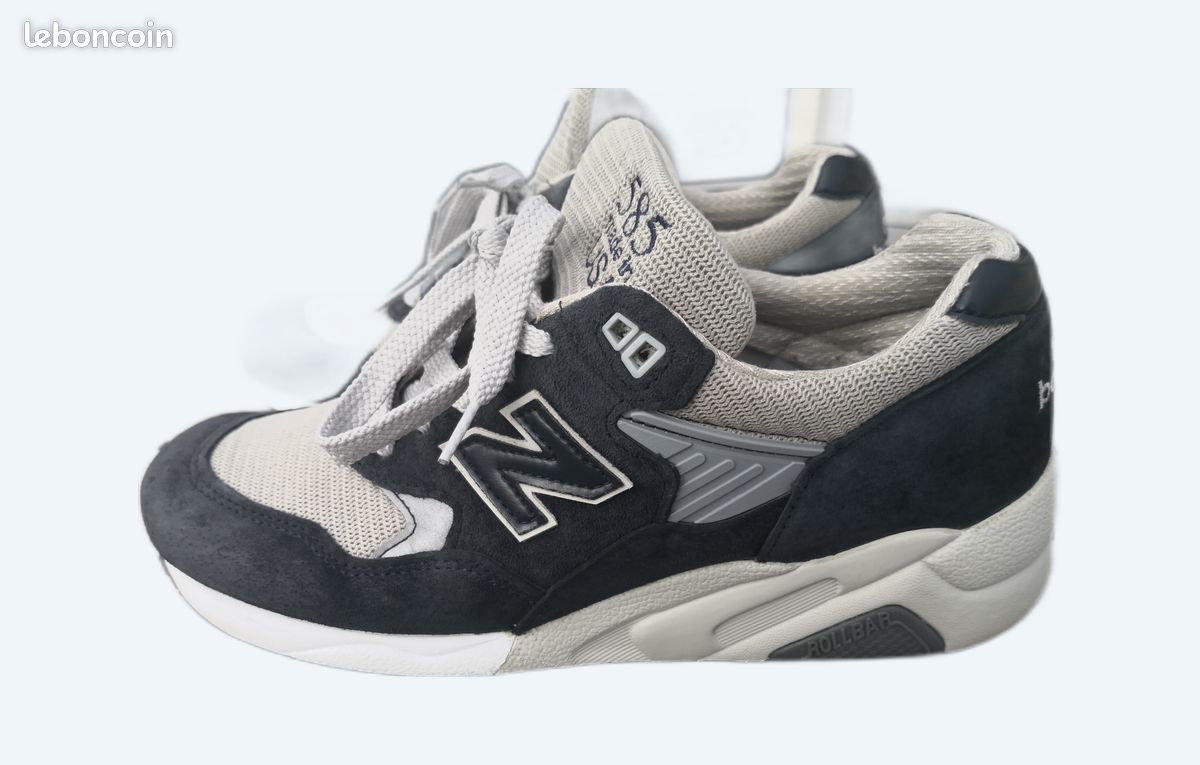 NEUF / DEADSTOCK 👟 New Balance M585BG Made in USA - Classic Gris/Marine - US 8 / EU 41.5 avec boîte 👟 (image 1)