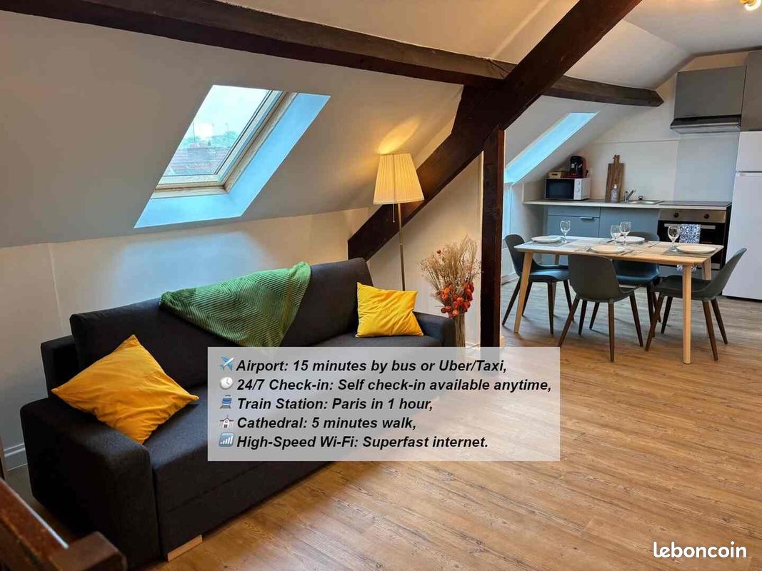 Appartement 4 pièces 48 m² · à Beauvais · 48 m² · 720 €