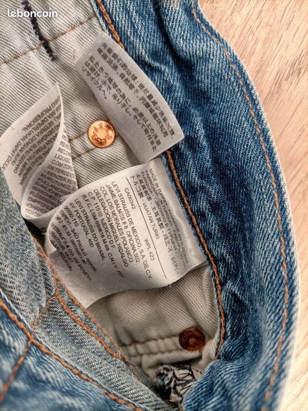 Jeans Levis ancien, belle patine W33 L34 (image 8)