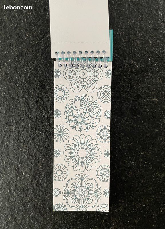 Marques pages à colorier Graffy Bookmarks Fleurs - Neuf (image 3)