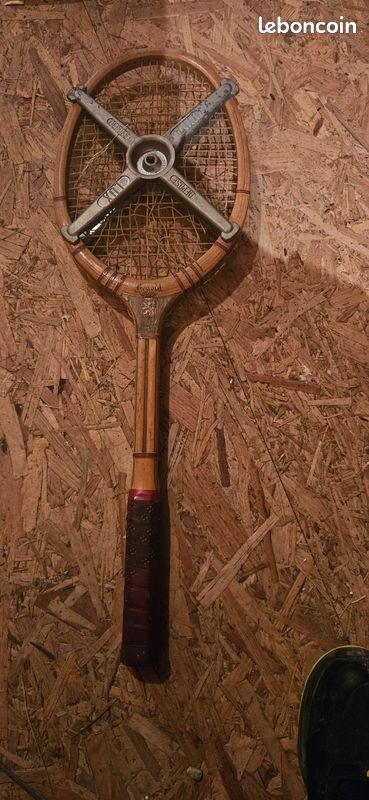 Ancienne Raquette De Tennis Bois Vintage Renold • EUR 17,99