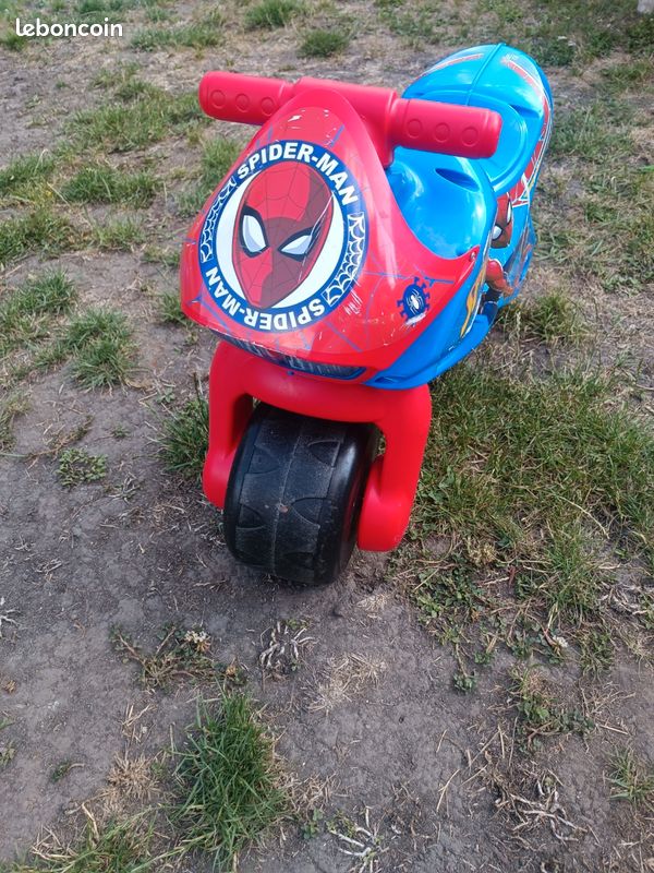 Jouet Porteur Spiderman Porteur Moto Spiderman Pas Cher