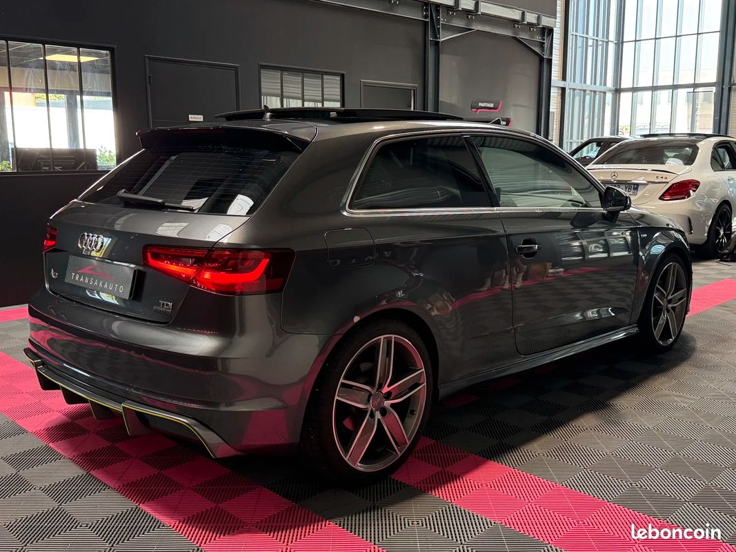 Audi A3 Quattro 2.0 TDi 184 cv S line Toit ouvrant - Bang Olufsen - Distrib et STRONIC à jour (image 7)