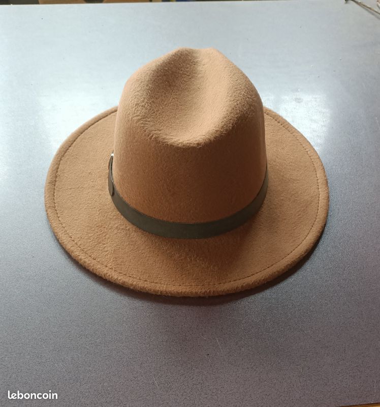 Chapeau été Paris Juliet – Bleu Et Beige – Taille S/M 23 Pouces – Neuf
