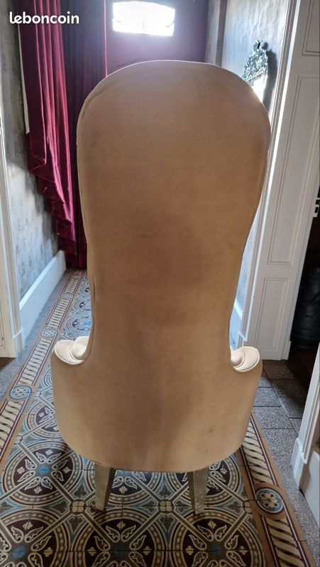 Grand fauteuil beige (image 2)