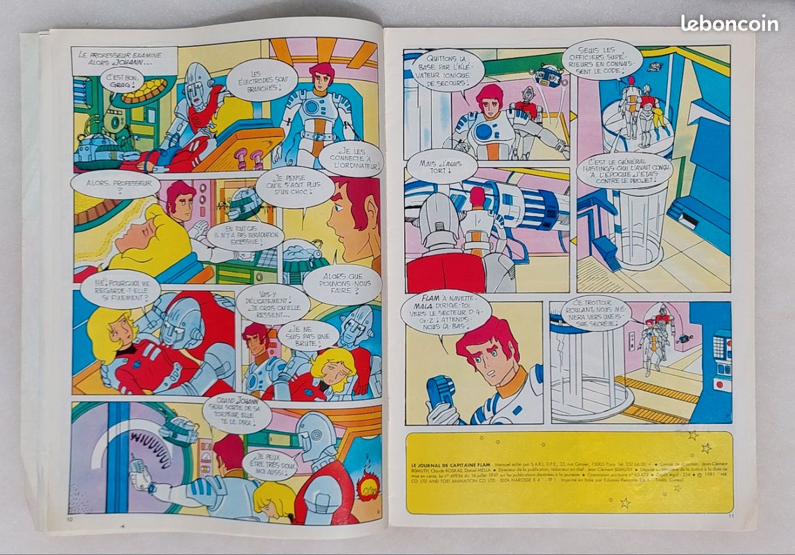 Catalogue Pro Capitaine Flam Popy 1981 – Gamme Complète – Captain Future