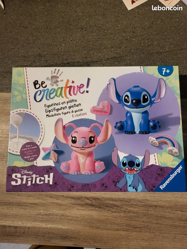 Ravensburger Be Creative Figurines Stitch en Plâtre