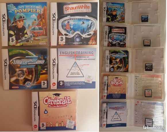 Pack De 4 Jeux Nintendo DS – Need For Speed, Programme Cérébral, Criminology – Occasion