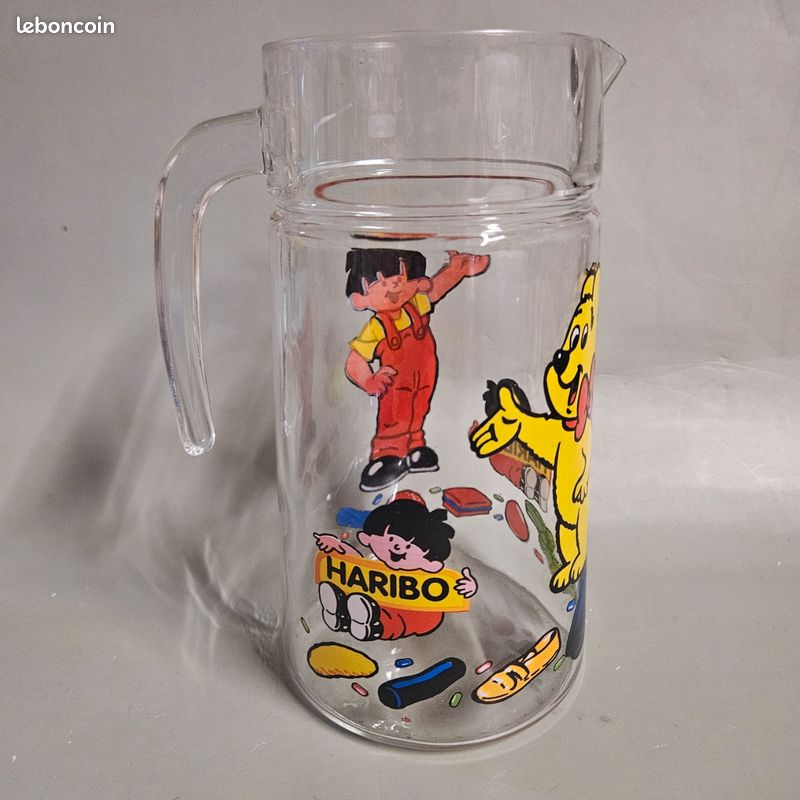 Service à orangeade Haribo vintage / carafe et 3 verres (image 4)