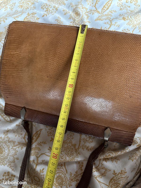 Sac léopard vintage collector kitch en l’état (image 8)