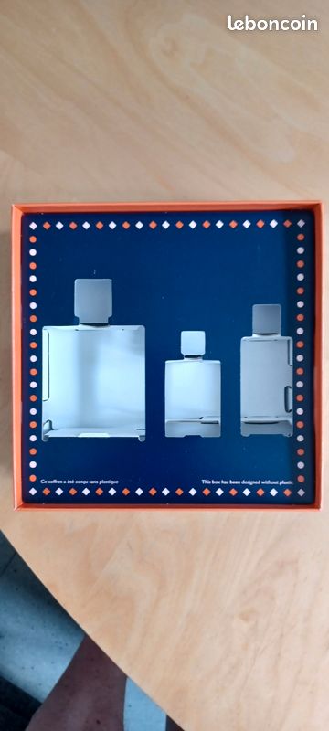 Coffret orange de parfum vide Hermès (image 3)