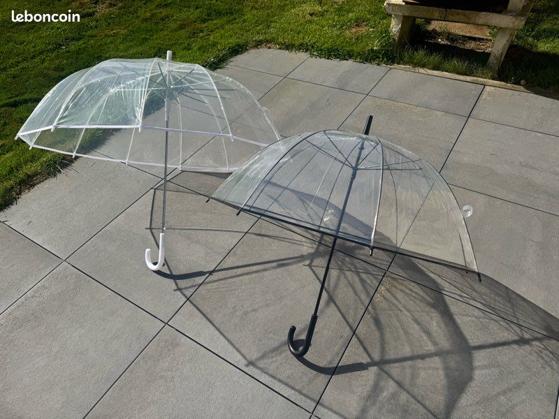 Parapluie transparent mariage (image 1)