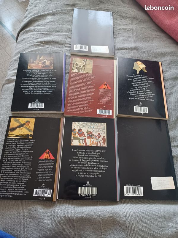 Lot de 7 livres dont 6 découvertes gaillard Égypte (image 4)